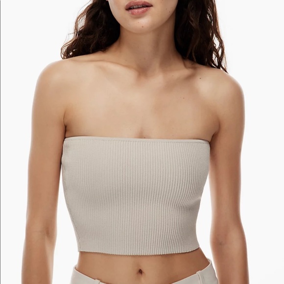 Babaton Sculpt Knit Cropped Tune Top - Picture 2 of 8